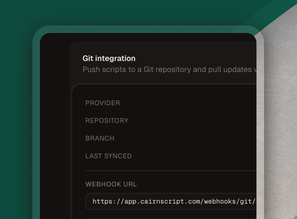 Github sync backup for Webflow scripts